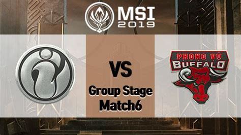 Ig Vs Pvb Msi Group Stage Day Tv Vod