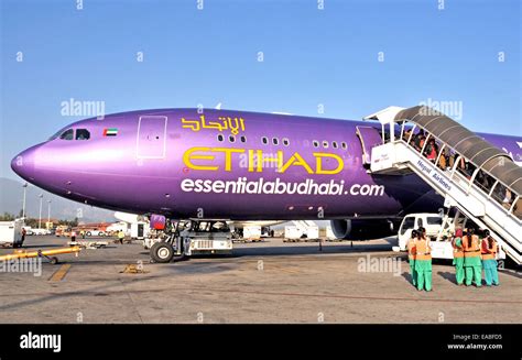 Airbus A 330 Of Etihad Airlines Kathmandu Nepal Stock Photo Alamy