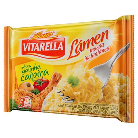 Macarr O Instant Neo L Men Galinha Caipira Vitarella Pacote G