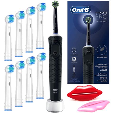 Szett Elektromos Fogkef K Oral B Vitality Pro Protect X Clean Fekete