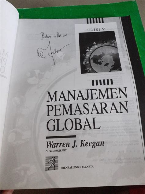 Manajemen Pemasaran Global Global Marketing Management Edisi Ke Lima