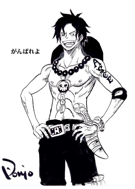 One Piece Portgas D Ace One Piece Ace One Piece Manga Ace And Luffy