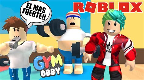 El Mas Fuerte De Roblox Escape Del Gimnasio Juegos Roblox Karim