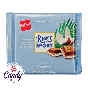 Ritter Sport Coconut Chocolate Bars 12ct - CandyStore.com