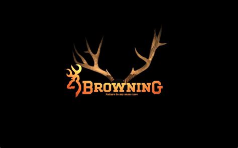 Browning Camo Logo Wallpaper