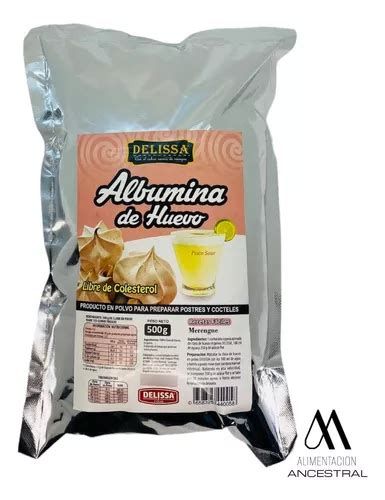 Albúmina clara De Huevo Deshidratada 500g Delissa A Ance Cuotas