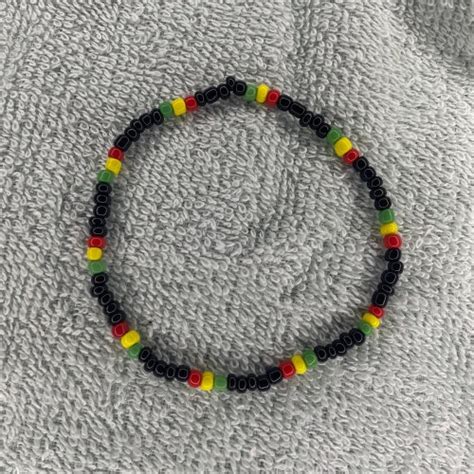 Caribbean Bracelets Unisex Adults Stretchy Bead Bracelets Etsy