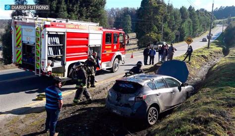 Accidente A La Entrada De Futrono Terminó Sin Heridos Diario De Futrono