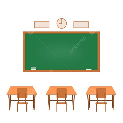 Kelas Dengan Vektor Papan Tulis Kelas Ruang Kelas Sekolah Ruang