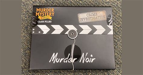 Murder Mystery Party Case Files Murder Noir Board Game Boardgamegeek