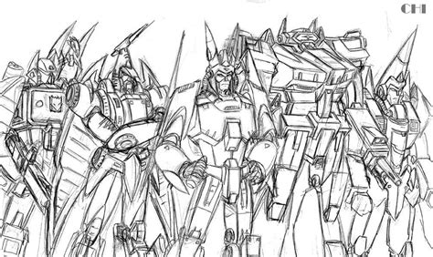 Decepticon Group Sketch By Cwmodels On Deviantart
