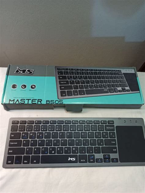 MS MASTER B505 wireless touchpad tastatura bluetooth Tastatura Miš