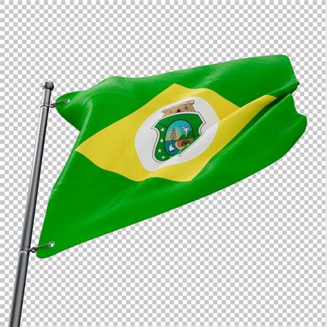 Bandera D Del Estado Brasile O De Cear Con Fondo Transparente