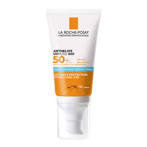 Anthelios Uvmune 400 Hydrating Cream Spf50 La Roche Posay Uk