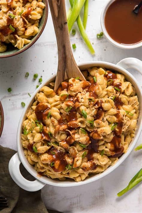 Instant Pot Bbq Chicken Mac And Cheese • The Crumby Kitchen