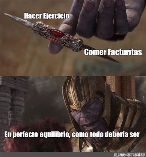 Omics Meme Hacer Ejercicio Comer Facturitas En Perfecto Equilibrio