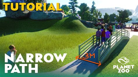 Narrow Path Tutorial Planet Zoo Tutorial Tips And Tricks Youtube