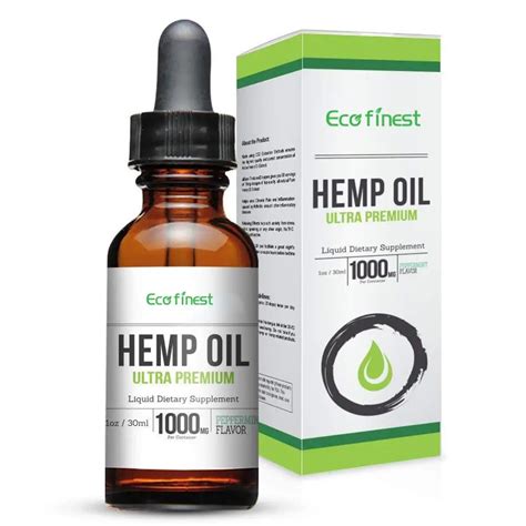 Eco Finest Organic Hemp Seed Oil By 100 Pure Cold Pressed Hemp Seed Oil 585506 Buy Hemp