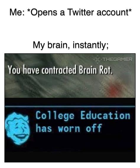 when the twitter hits | Brain Rot | Know Your Meme