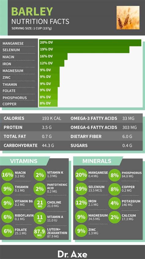 Barley Benefits Nutrition Benefits Recipes And Side Effects Dr Axe