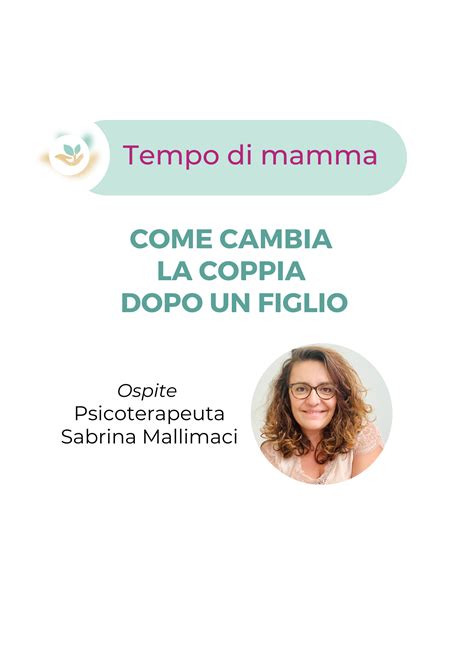 Come Cambia La Coppia Dopo Un Figlio Elisa Parisi