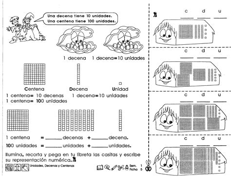 Unidades Decenas Y Centenas 3er Grado Material De Aprendizaje Decenas Y Centenas Centenas