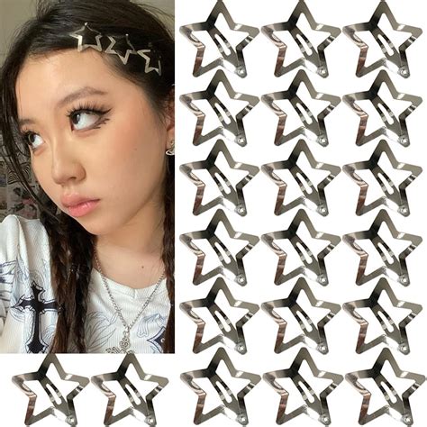 Amazon Chaobang Pcs Shining Star Hair Clips Sparkly Star