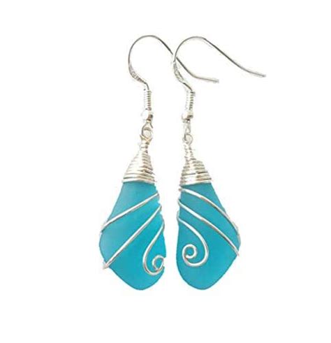 Amazon Handmade Jewelry From Hawaii Swirls Wire Wrapped Turquoise