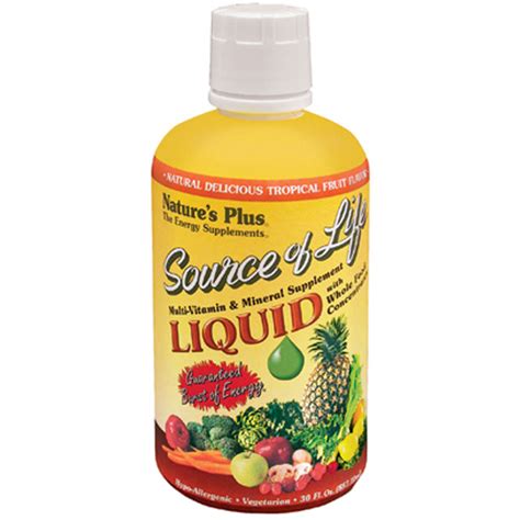 Nature S Plus Source Of Life Liquid 30 Fluid Ounces