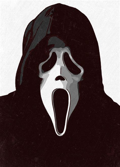 Ghostface Artwork Painting by New Art