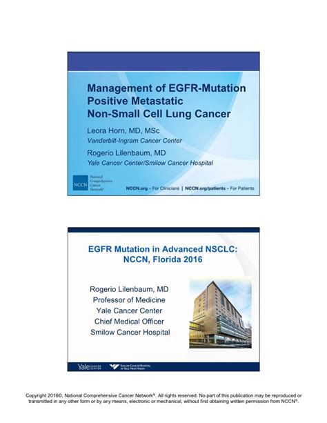 Management Of Egfr Mutation Positive Metastatic Non Small Cell Lung Cancer Docslib