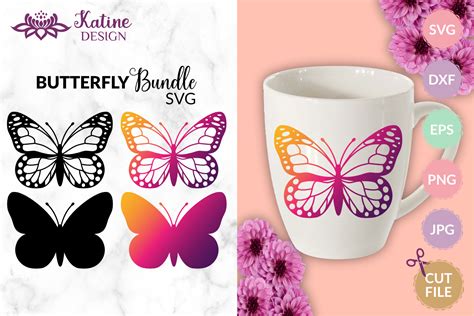 Monarch Butterfly Svg Bundle Cricut Graphic By Katine Design · Creative