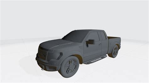 D Printed Ford Raptor F D Model Car Custom D Printing Stl File By