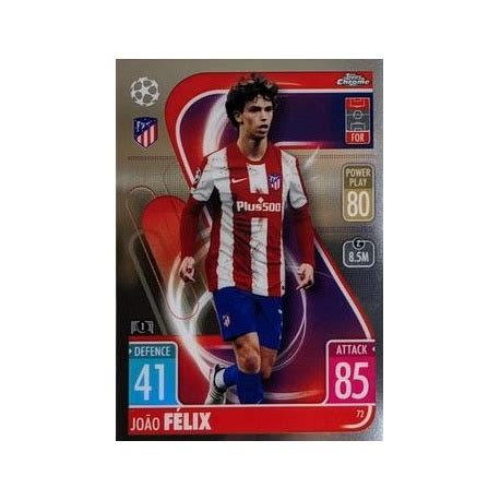 Soccer Trading Cards João Félix Atletico Madrid Topps Match Attax