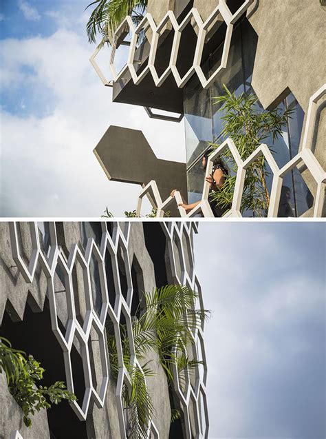 Studio Ardete Have Designed A Building With A Hexagonal Patterned Facade