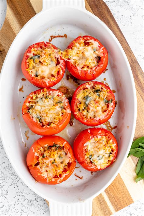 Cheese Stuffed Tomatoes Recipe The Novice Chef