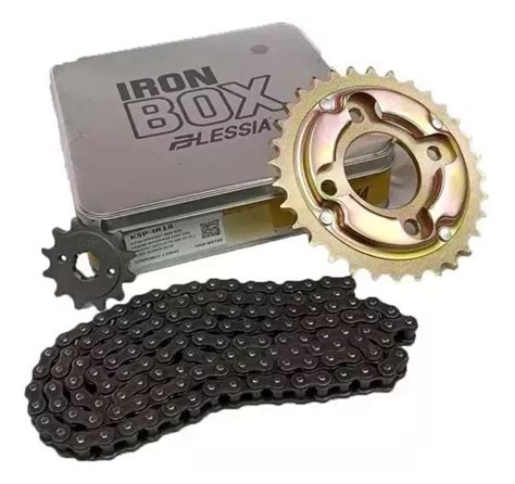 Kit De Sprocket Cadena Reforzada Italika Tc Tc Blanca Env O Gratis