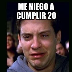 Meme Crying Peter Parker Me Niego A Cumplir