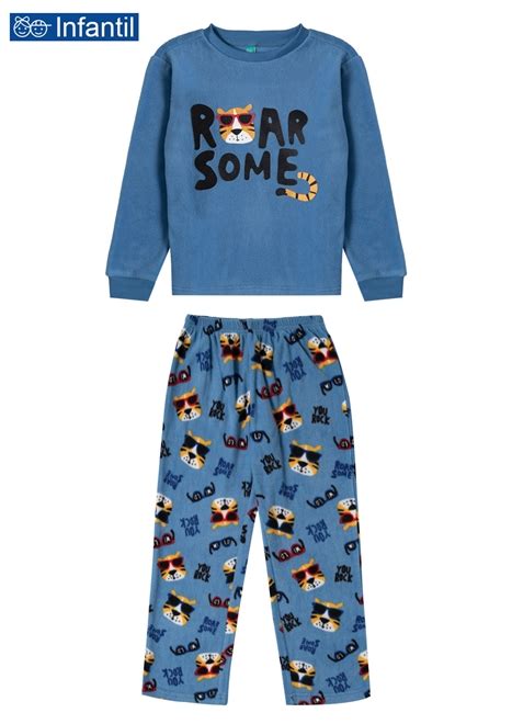 Pijama Infantil Menino Longo Malwee S O Jorge