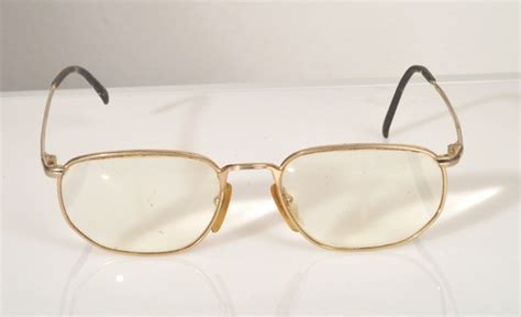 Buy Vintage Oph 9425 Tr Eyewear Gold Frame Black Temple Tips Rx Prescription Lenses Rare