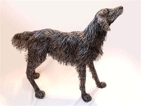 Energetic Wire Animal Sculptures Look at Home in Natural Landscape