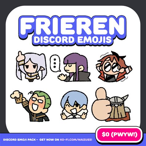 Frieren Discord Emojis Naizu S Ko Fi Shop Ko Fi ️ Where Creators Get Support From Fans