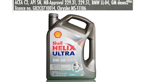 Shell Helix Ultra Ect C W Liter Motor L