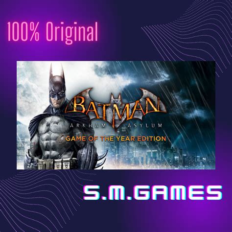 Batman Arkham Asylum Goty Edition Pc Digital Download [ Pre