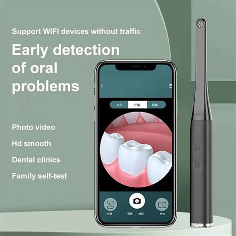 1080p Inalámbrico Wifi Endoscopio Oral Cámara Intraoral Con 6 Luces