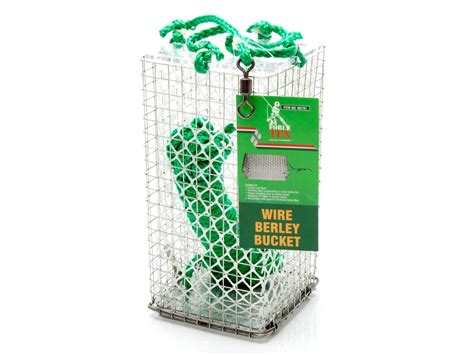 Force Ten Fishing Berley Cage Weighted Stainless Steel Wire Bait Burley