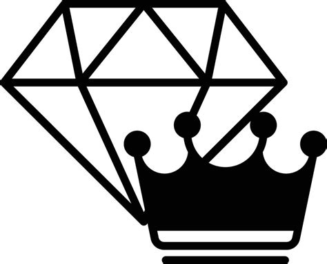 Crown Glyph And Line Vector Illustration 41159164 Vector Art At Vecteezy