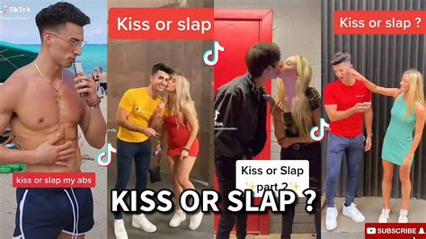 Kiss Or Slap Challenges Tiktok Compilation 2021 Youtube