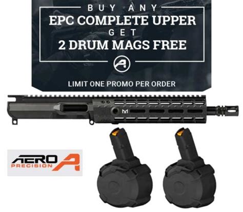 Buy Any Aero Precision EPC Complete Upper Get Two Free Drum Mags