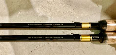 Two Daiwa Sweepfire Spinning Rod 66 And 7 Swd662mfs Swd702mfs New Ebay